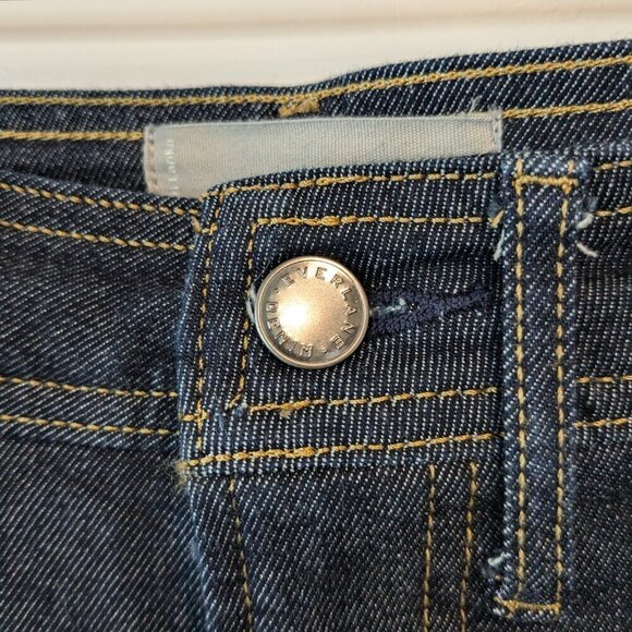 Everlane The Way-High Skinny Jeans Size 25 Regular Dark Wash Denim Stretch - Picture 6 of 16